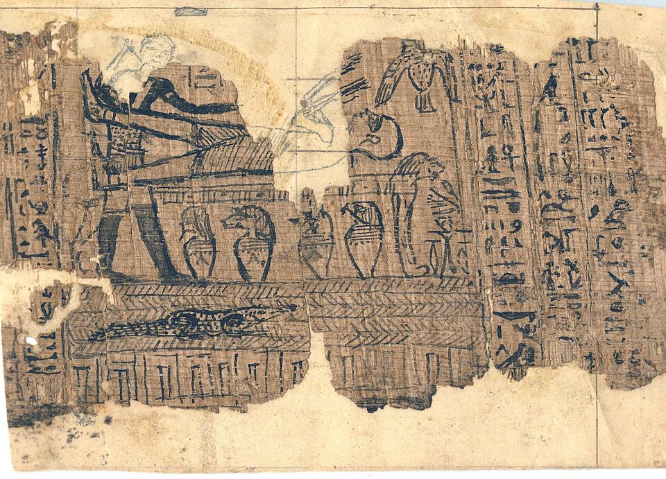 Facsimile 1 — Original Papyrus