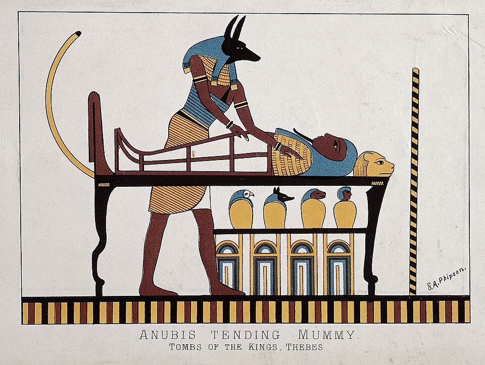 Facsimile 1 — Comparable Egyptian Scene