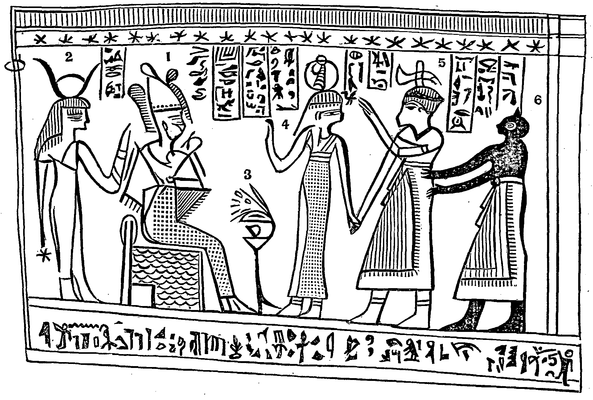 Facsimile 3 — The Throne Scene